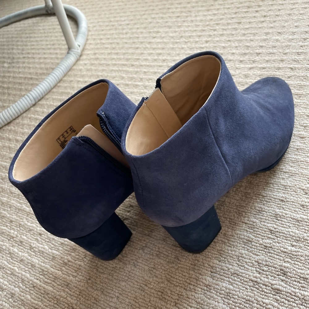 Blue booties